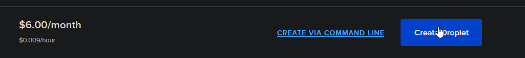 Create Droplet